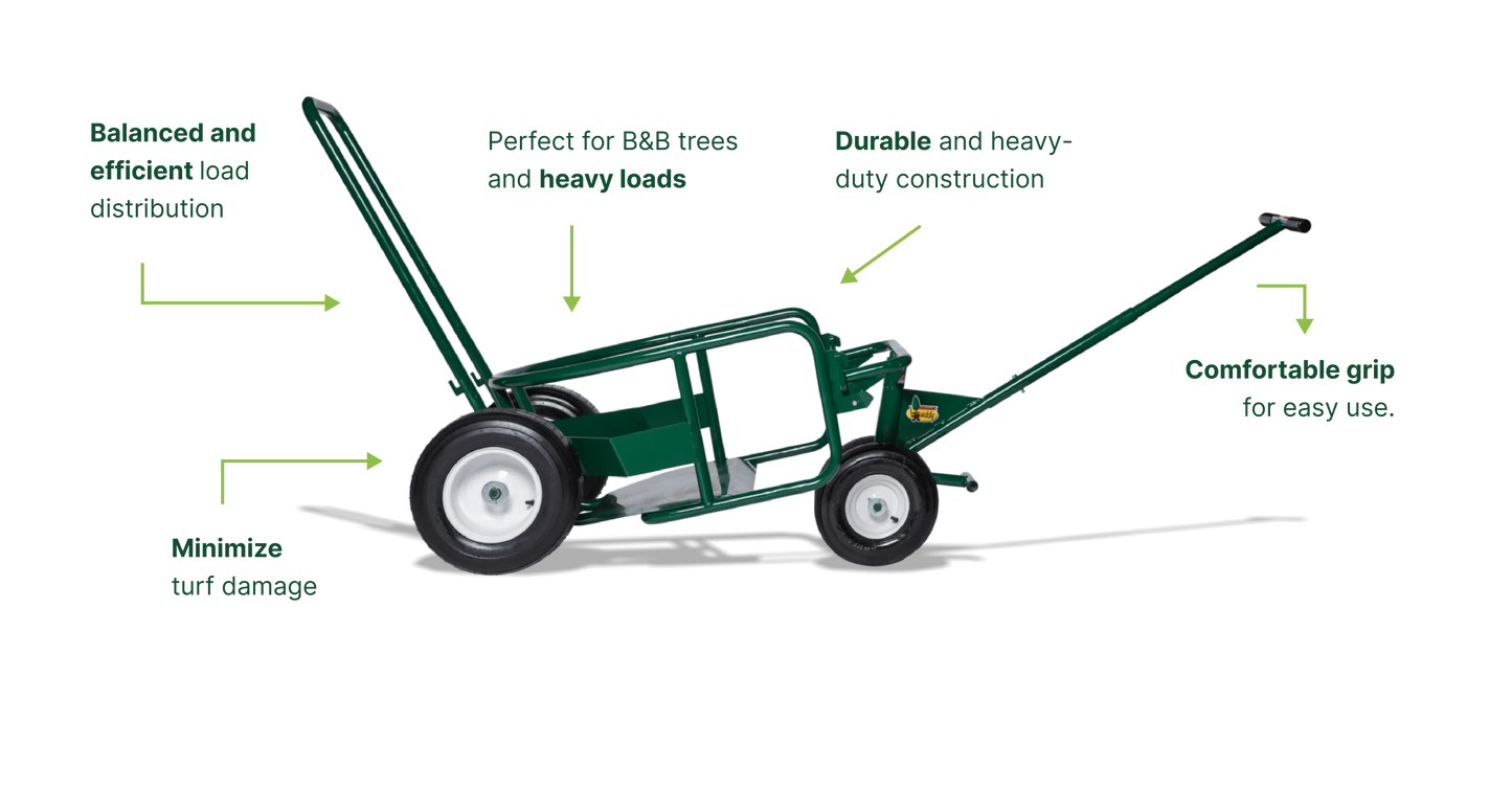 The Landscaper’s Buddy Cart Tree Material Mover Landscape Haul 2100 pounds