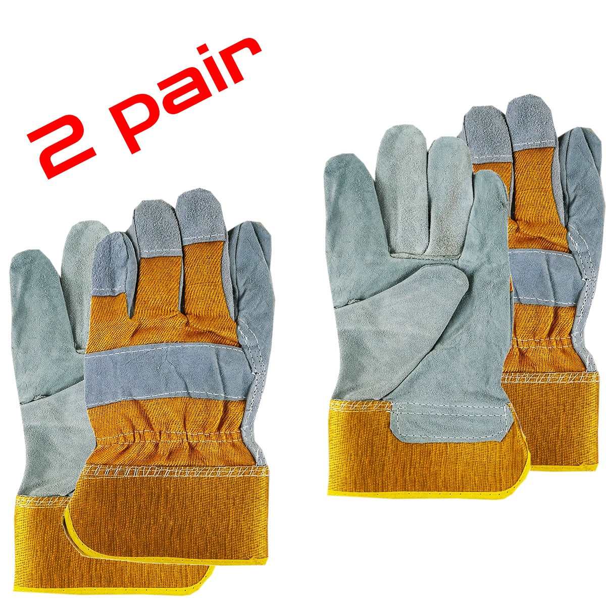 Leather Palm Heavy Duty Work Gloves Gardening, Chainsaw Gloves High Quality  Echo