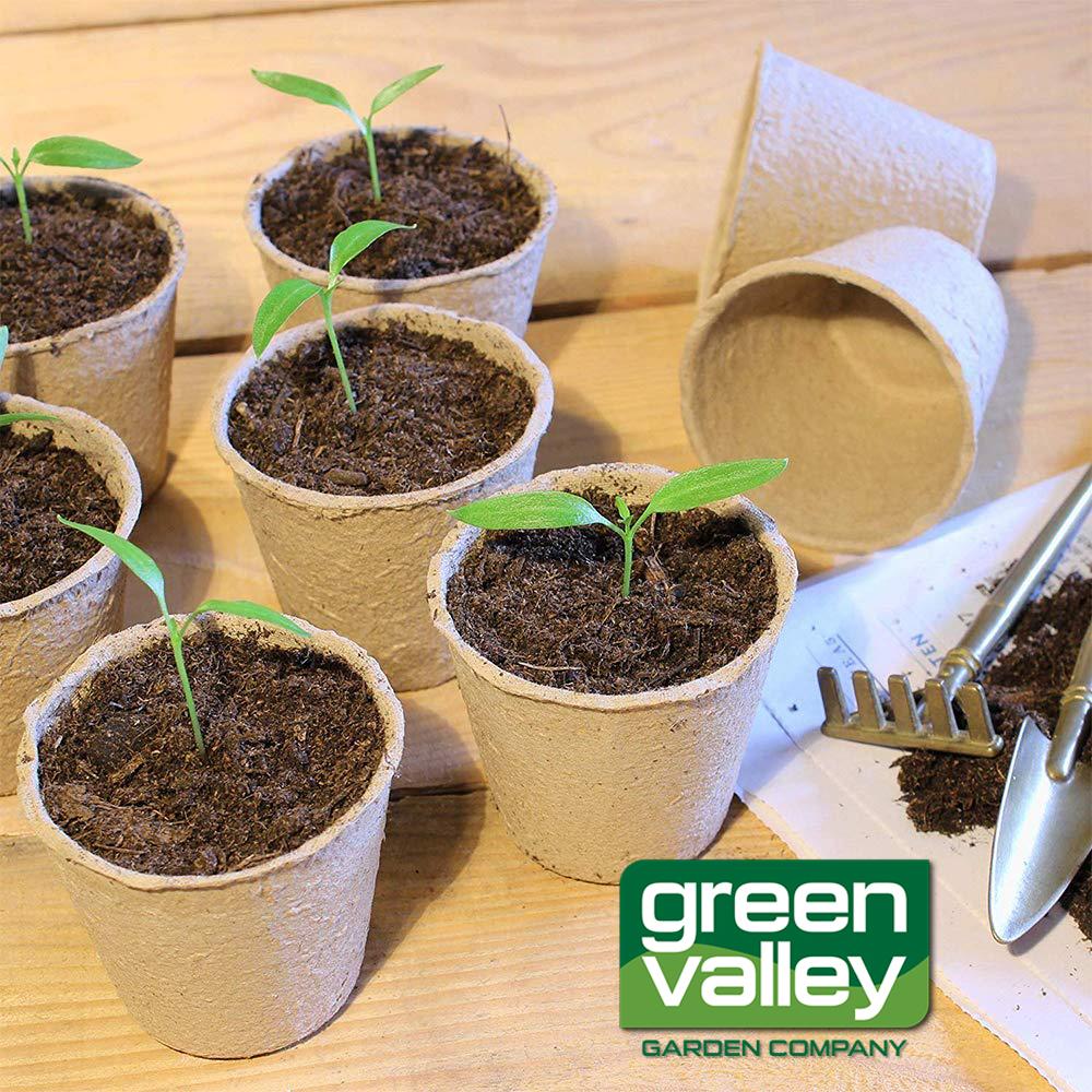 Biodegradable Paper Pulp Pot Plant Nursery Seed Starter Green Valley Garden