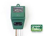 3 In 1 Soil pH Moisture Light Intensity Meter Tester for Plants Growth Green Valley Garden