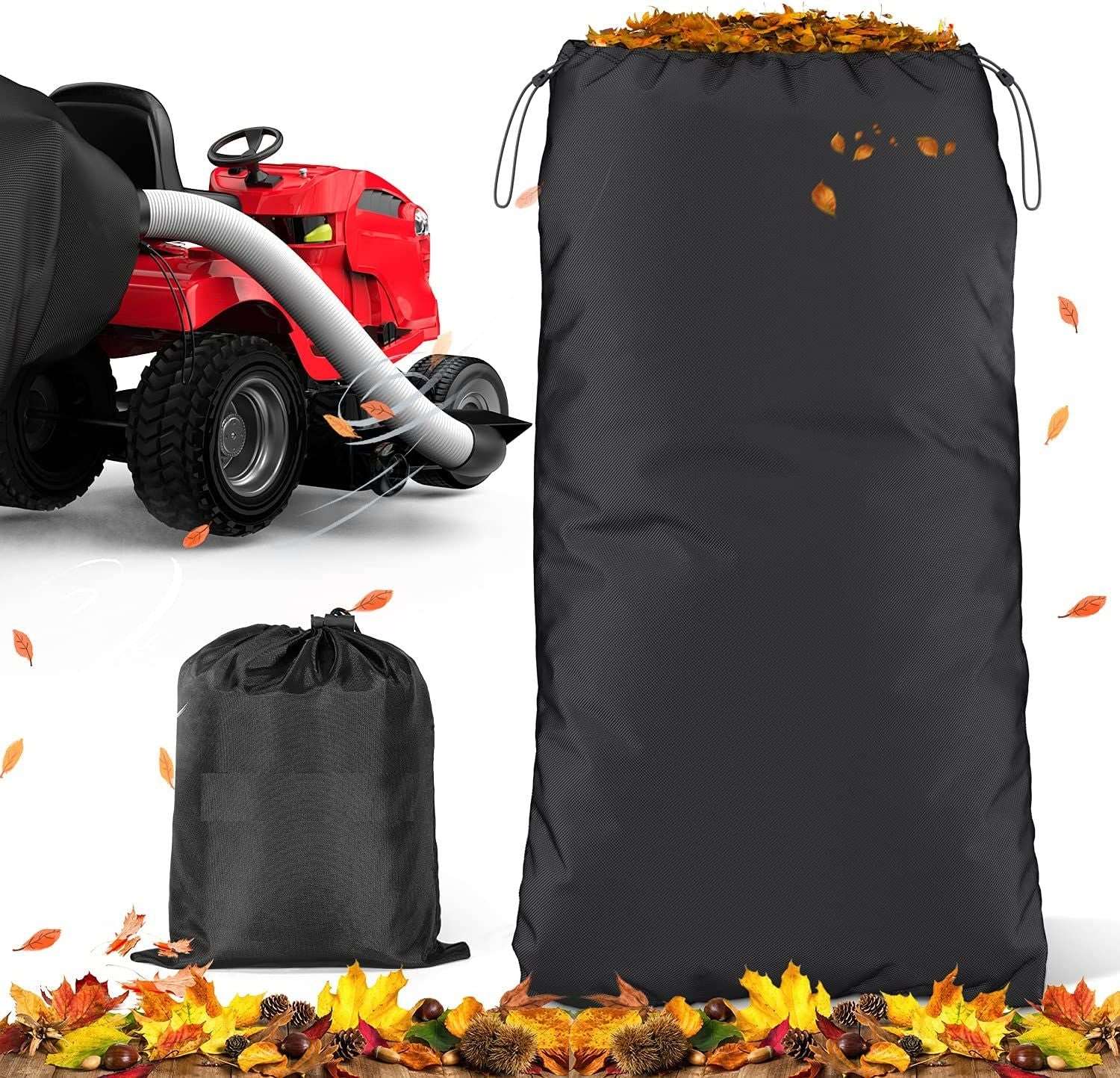 Lawn Trash Bags Tractor Leaf Bag Leaves Collecting Bags 54 Cubic Feet Leaf Bag