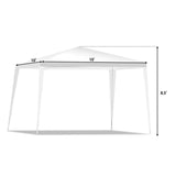 10 x 10 ft Outdoor Wedding Party Canopy Tent for Backyard