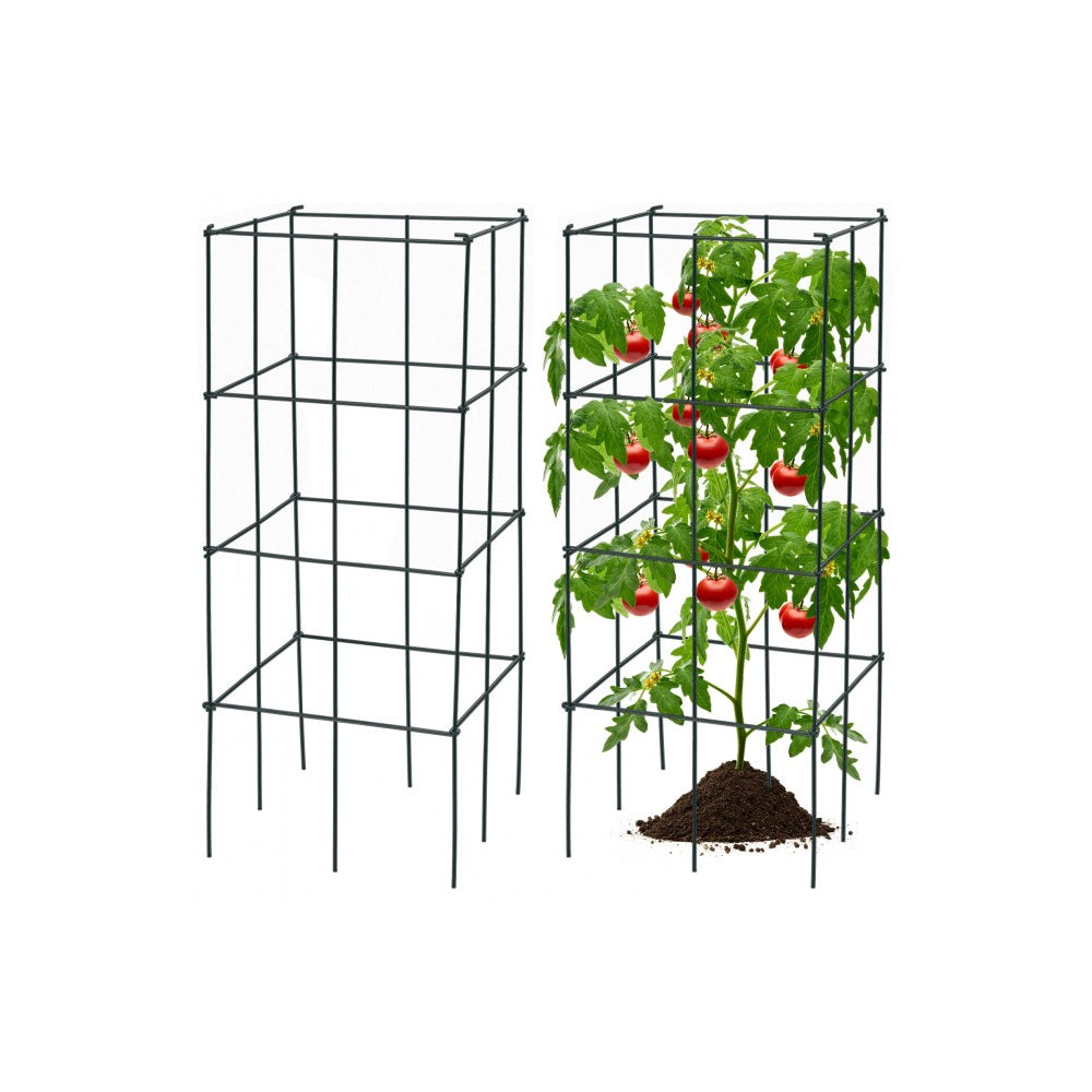 Garden Trellis for Climbing Plants for Flower Vegetable 4 Pack Iron Tomato Cages